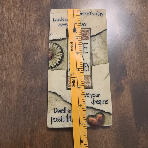 Inspirational Life Journey Plaque - Cream and Brown - Picture 5 of 6